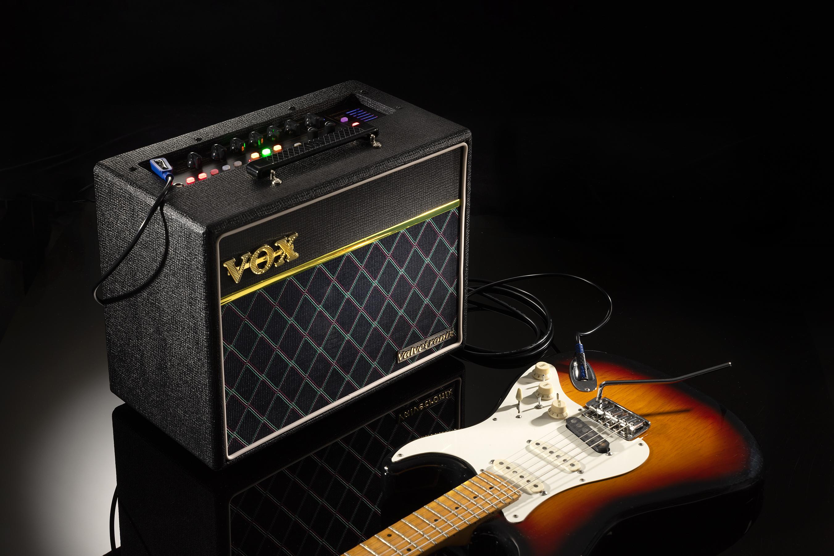Vox Valvetronix VT20X 20W Combo In Classic Blue - Andertons Music Co.